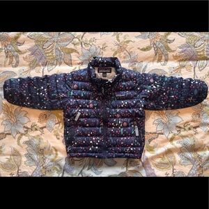 Patagonia 12-18 month floral down sweater.